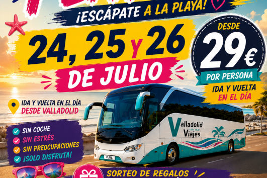 24, 25 Y 26 JULIO 2026 - CANTABRIA Y MUCHO MÁS 👇 29€ ✅️ BUS PLAYERO  ⬇️