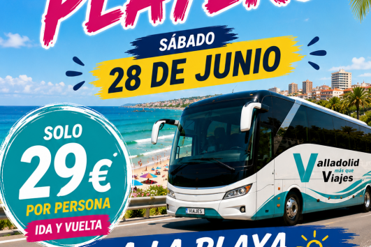 28 JUNIO 2026 - SANTANDER 👇 29€  ✅️ BUS PLAYERO  ⬇️