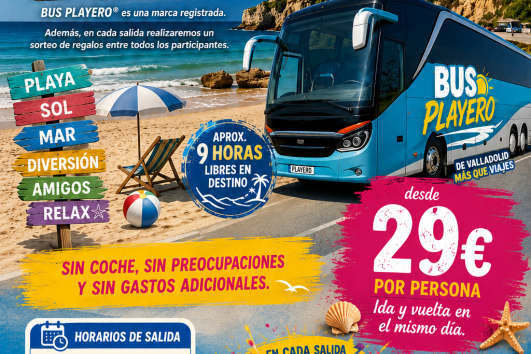 3 JULIO 2026 - SUANCES 👇 29€ ✅️ BUS PLAYERO ⬇️