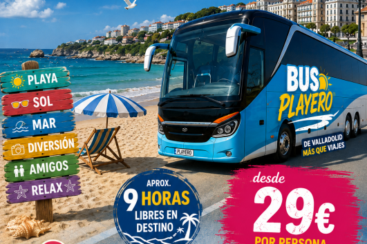 4 JULIO 2026 - SANTANDER 👇 29€ ✅️ BUS PLAYERO ⬇️
