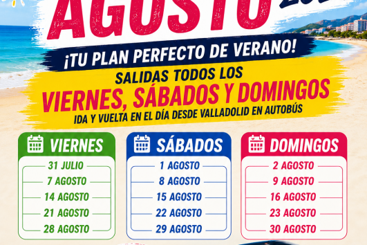 AGOSTO 2026 👇 29€ ✅️ BUS PLAYERO  ⬇️