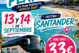 13 JUNIO 2026 - SANTANDER 33€ ✅️ BUS PLAYERO