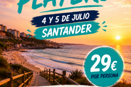 4 Y 5 JULIO SANTANDER 👇 29€ ✅️ BUS PLAYERO  ⬇️
