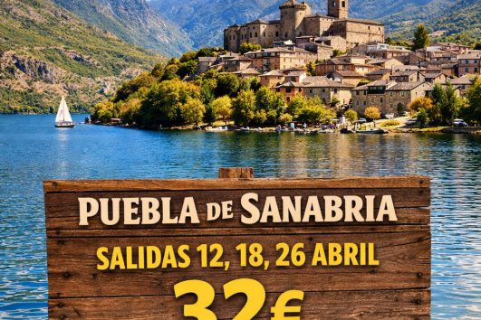 LAGO SANABRIA+ PUEBLA SANABRIA 26 DE ABRIL 2026 (32€)