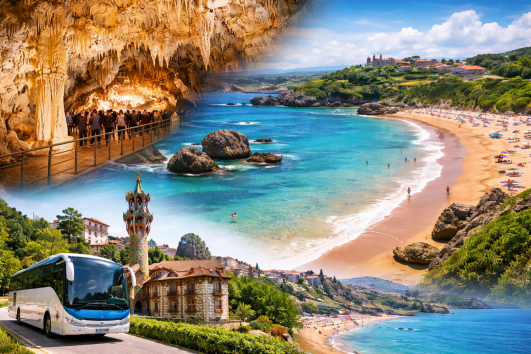 17 MAYO CUEVA DEL SOPLAO Y COMILLAS (COMIDA INCLUIDA) 65€