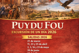 🏰🗡️PUY DE FOU DE UN DIA 2026- 21 MARZO,11,23 Y 25 ABRIL,2,3,16 Y 23 DE MAYO ( 98€) 🏰🗡️