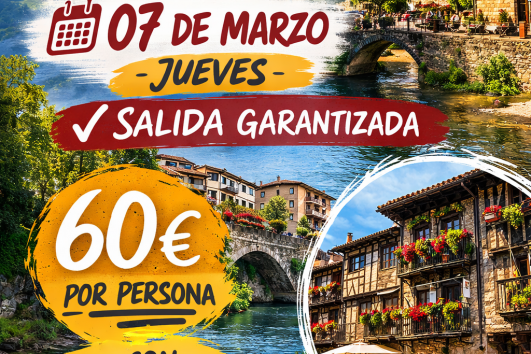 🔥7 DE MARZO 2026 ALBERCA + MOGARRAZ + COMIDA 60€ SALIDA GARANTIZADA