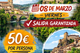 ☀️OÑA Y FRIAS ☀️  08  de Marzo (COMIDA INCLUIDA) SALIDA GARANTIZADA