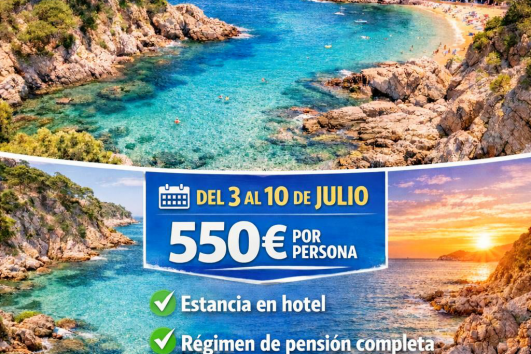 🏖️COSTA BRAVA 3 A 10 DE JULIO 2026 550€  ☀️ TASAS INCLUIDAS