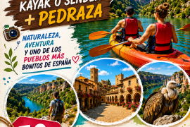 HOCES DEL DURATÓN EN KAYAK O SENDA + PEDRAZA 28 JUNIO 2026: 50€