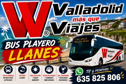 🚌🏖️23 AGOSTO 2026 LLANES BUS PLAYERO 🏖️🚌 31€