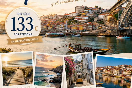 🌊PLAYAS DE OPORTO 25 Y 26 DE JULIO 🌊 POR SÓLO 133€