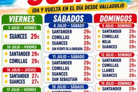 28 JUNIO 2026 - SANTANDER 👇 29€ ✅️ BUS PLAYERO   ⬇️