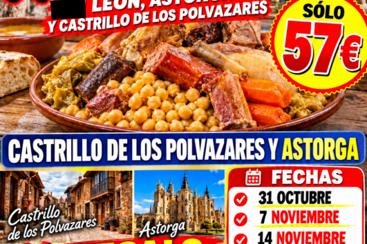 12 , 20 Y 26 DICIEMBRE EL REY DEL 🍽️ COCIDO MARAGATO + LEÓN + ASTORGA  OFERTA  (57€) (copia)