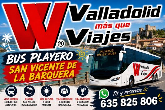 🚌🌊🐟30 AGOSTO 2026 SAN VICENTE DE LA BARQUERA BUS PLAYERO 🐟🌊🚌 28€