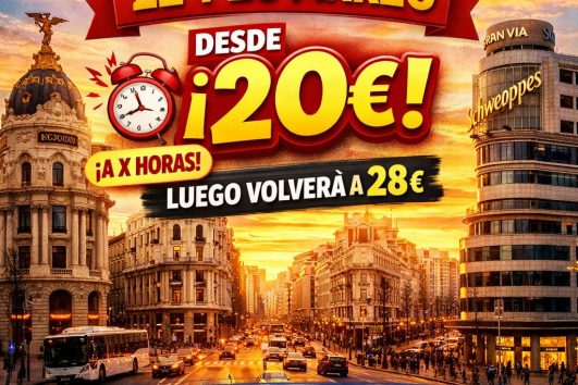 MADRID CENTRO 22 Y 28 MARZO DESDE 20€