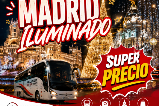 NOVIEMBRE Y DICIEMBRE MADRID ILUMINADO 30€ 💥