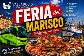 (FERIA DEL MARISCO 10 A 12 OCTUBRE 260€) !💥 BUS 2 MARISCADA NOCTURNA EN BARCO GARANTIZADA