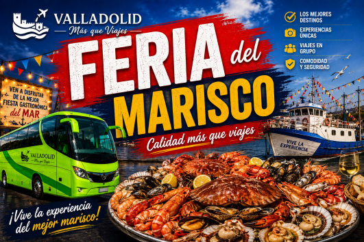 (FERIA DEL MARISCO) 10 A 12 OCTUBRE 240€ OFERTA UNICA