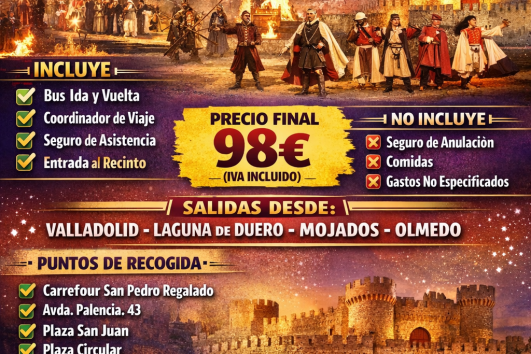 🏰🗡️PUY DE FOU  13 MAYO 98€ 🏰🗡️  ENTRADAS DIURNAS Y NOCTURNAS :)