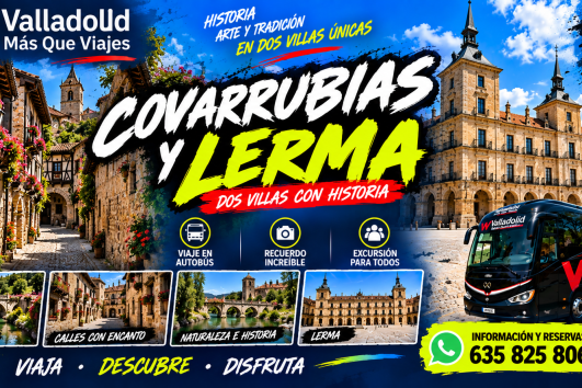 🔥25 OCTUBRE COVARRUBIAS Y LERMA + COMIDA INCLUIDA 🔥50€🔥