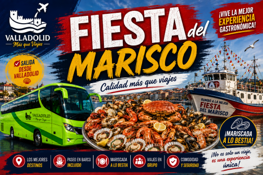 (FIESTA DEL MARISCO) 3 Y 4 OCTUBRE 175€ OFERTA UNICA