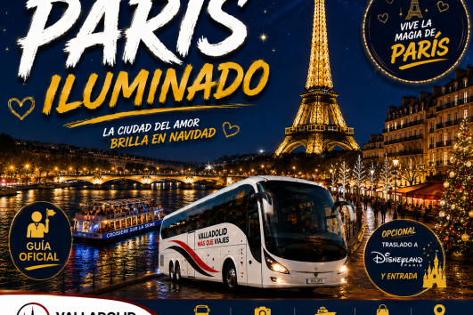 🇫🇷PARIS ILUMINADO 🇫🇷 460€ (4 a 8 DICIEMBRE)
