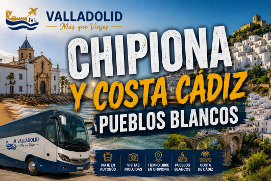 🌊Puente 9 a 12 Octubre Chipiona, Cádiz y Sevilla 🌊 299€ GARANTIZADA!!