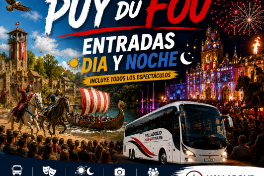 19 Septiembre 🏰🗡️PUY DE FOU ENTRADA DIURNA Y NOCTURNA 98€ 🏰🗡️