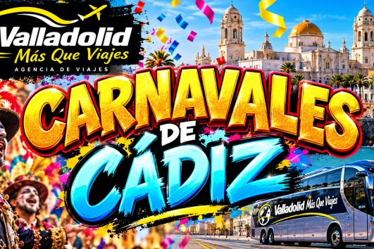 🎭 6 a 9 FEBRERO-🎭-CARNAVALES CÁDIZ🎭--2027 🎭315€